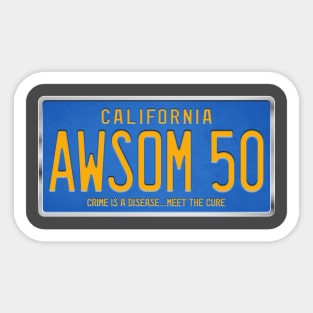 AWSOM 50 Sticker